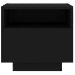 vidaXL Nočný stolík s LED svetlami čierny 40x39x37 cm – Obrázok 7