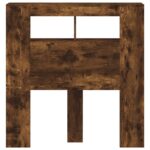 vidaXL Čelo s LED dymový dub 100x18,5x103,5 cm kompozitné drevo – Obrázok 6