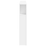 vidaXL Čelo s LED biele 140x18,5x103,5 cm kompozitné drevo – Obrázok 7