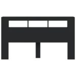 vidaXL Čelo s LED čierne 180x18,5x103,5 cm kompozitné drevo – Obrázok 6