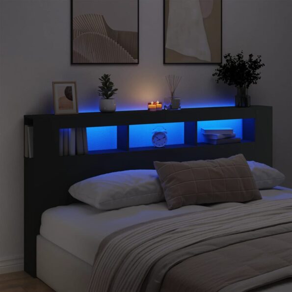 VXL8721012259508_g_en_hd_10.jpg vidaXL LED čelo postele čierne 200x18,5x103,5 cm kompozitné drevo – Obrázok 12