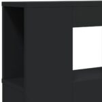 vidaXL LED čelo postele čierne 200x18,5x103,5 cm kompozitné drevo – Obrázok 7