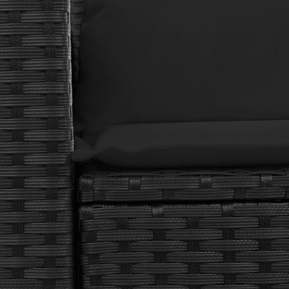 VXL8721012333758_g_en_hd_9.jpg vidaXL Záhradná pohovka s vankúšmi 2-miestna čierna polyrattan – Obrázok 11
