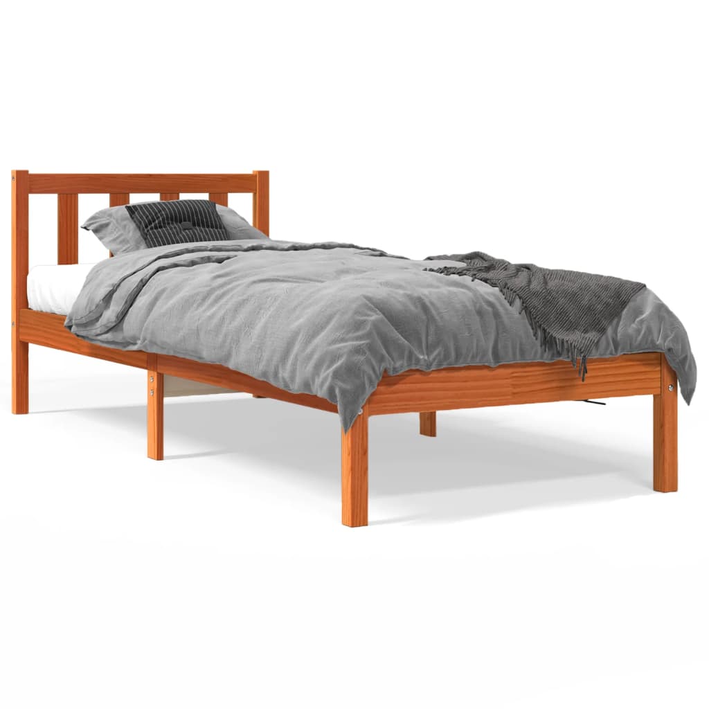 VXL8721012406216_m_en_hd_1.jpg vidaXL Posteľný rám voskovo hnedý 90x190 cm masívna borovica – Obrázok 1