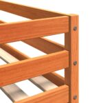 vidaXL Poschodová posteľ voskovo hnedá 80x200 cm borovicový masív – Obrázok 7