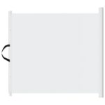 vidaXL Výsuvná bránka pre domáce zvieratá biela 82,5x125 cm – Obrázok 2