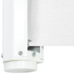 vidaXL Výsuvná bránka pre domáce zvieratá biela 82,5x125 cm – Obrázok 7