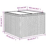 vidaXL 7-dielna záhradná sedacia súprava a vankúše béžová polyratan – Obrázok 10