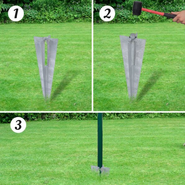 vidaXL Euro plot, oceľ 25x1 m, zelený – Obrázok 4