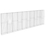 vidaXL Gabiónová stena s krytmi pozinkovaná oceľ 600x30x200 cm – Obrázok 3