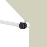 vidaXL Ručne zaťahovacia markíza 100 cm krémová – Obrázok 4