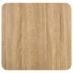 vidaXL Bistro stolík bledohnedý 50x50 cm MDF – Obrázok 4