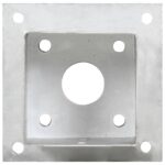 vidaXL Kotvy na stĺpiky 4 ks 101 mm galvanizovaný kov – Obrázok 2