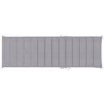 vidaXL 2-miestne ležadlo s podložkou bambus – Obrázok 11