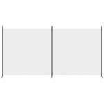 vidaXL 2-panelový paraván biely 348x180 cm látkový – Obrázok 3