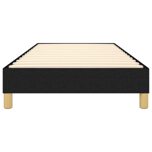 vidaXL Posteľný rám čierny 90x200 cm látka – Obrázok 5