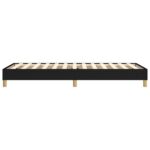 vidaXL Posteľný rám čierny 90x200 cm látka – Obrázok 6