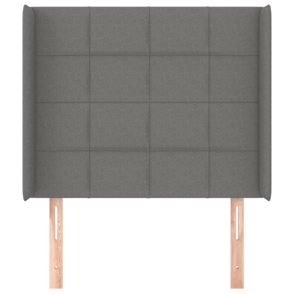 VXL8720287274278_g_en_hd_1.jpg vidaXL Čelo postele so záhybmi tmavosivé 93x16x118/128 cm látka – Obrázok 3