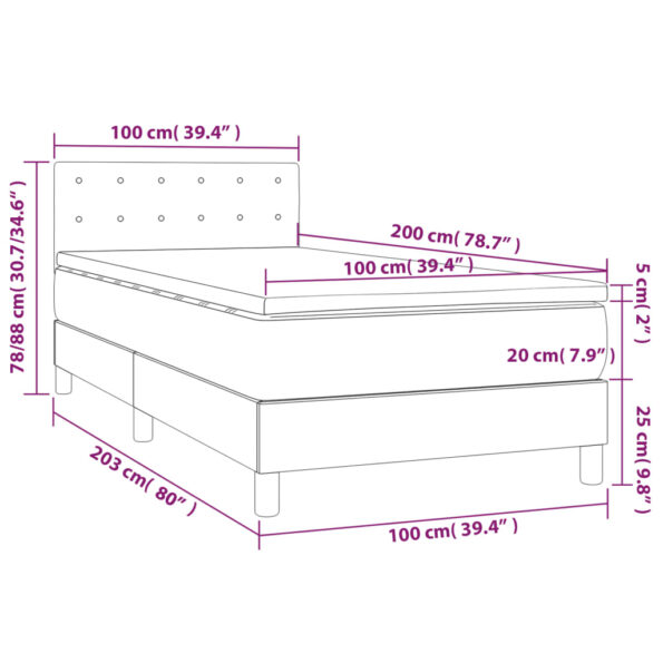 VXL8720287381525_g_en_hd_7.jpg vidaXL Posteľ boxsping s matracom a LED tmavosivá 100x200 cm zamat – Obrázok 9