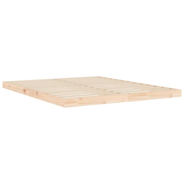 vidaXL Posteľný rám 160x200 cm borovicový masív – Obrázok 4