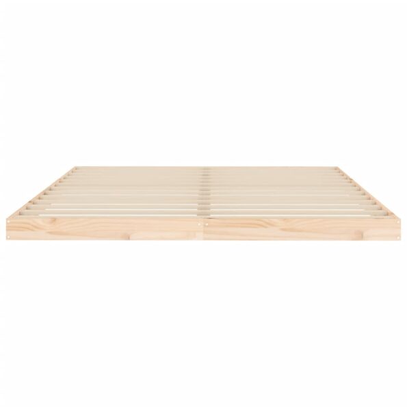 vidaXL Posteľný rám 160x200 cm borovicový masív – Obrázok 5