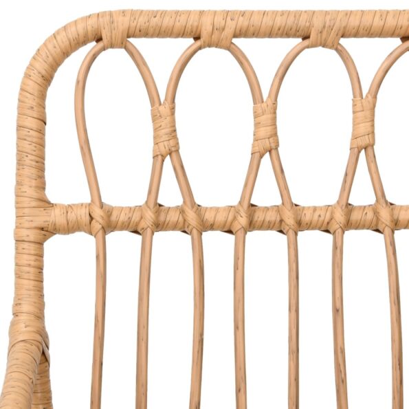 vidaXL 5-dielna záhradná jedálenská súprava polyratan – Obrázok 6