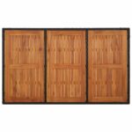 vidaXL 7-dielna záhradná jedálenská súprava a vankúše čierna polyratan – Obrázok 11