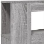 vidaXL Čelo s LED sivý dub sonoma 160x18,5x103,5 cm kompozitné drevo – Obrázok 9