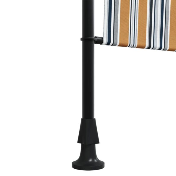 vidaXL Vonkajšia roleta žlto-biela 120x270 cm látka a oceľ – Obrázok 8