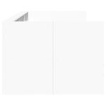 vidaXL Denná posteľ so zásuvkami biela 100x200 cm kompozitné drevo – Obrázok 5