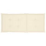 vidaXL Podložky na záhradné stoličky, vysoké operadlo 2 ks 120x50x3 cm – Obrázok 6
