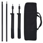 vidaXL Fotografická súprava s 5 farebnými pozadiami a nastaviteľným rámom – Obrázok 4