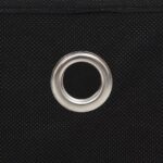 vidaXL Úložné boxy, 10 ks, netkaná textília, 32x32x32 cm, čierne – Obrázok 2