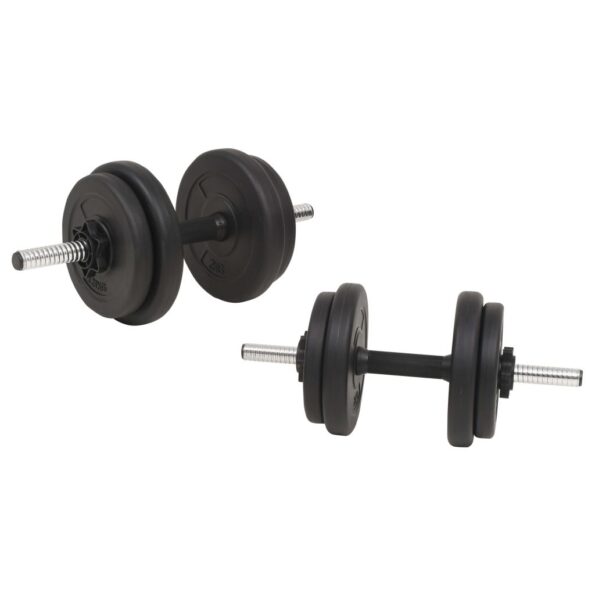 vidaXL Súprava činiek barbell a dumbbell 30 kg – Obrázok 6
