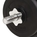 vidaXL Súprava činiek barbell a dumbbell 30 kg – Obrázok 9