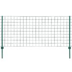 vidaXL Euro plot, oceľ 20x0,8 m, zelený – Obrázok 2