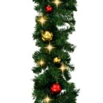 vidaXL Vianočná girlanda s ozdobami a LED svetielkami 5 m – Obrázok 4