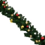 vidaXL Vianočná girlanda s ozdobami a LED svetielkami 5 m – Obrázok 6