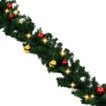 vidaXL Vianočná girlanda s ozdobami a LED svetielkami 20 m – Obrázok 6