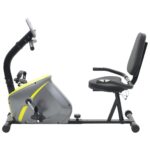 vidaXL Magnetický horizontálny rotopéd s meraním pulzu – Obrázok 3