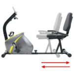 vidaXL Magnetický horizontálny rotopéd s meraním pulzu – Obrázok 6