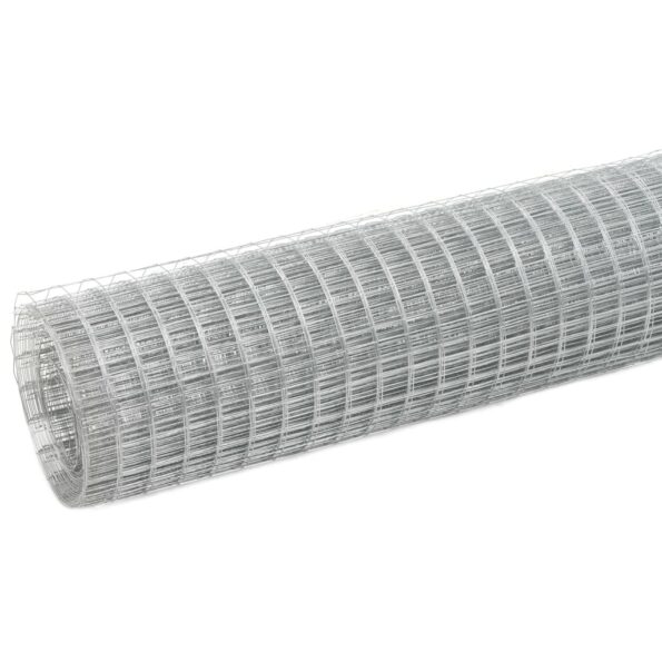 vidaXL Drôtené pletivo pozinkovaná oceľ 25x1,5 m strieborné – Obrázok 2