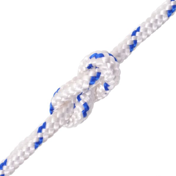 vidaXL Lodné polypropylénové lano 18 mm 50 m biele – Obrázok 2