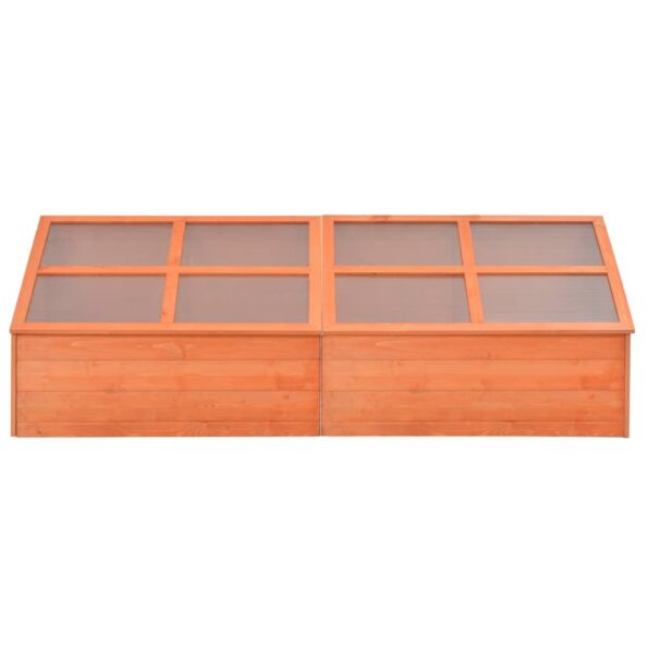 vidaXL Skleník, drevo 180x57x62 cm – Obrázok 2