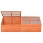 vidaXL Skleník, drevo 180x57x62 cm – Obrázok 3