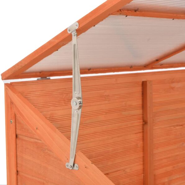 vidaXL Skleník, drevo 180x57x62 cm – Obrázok 6