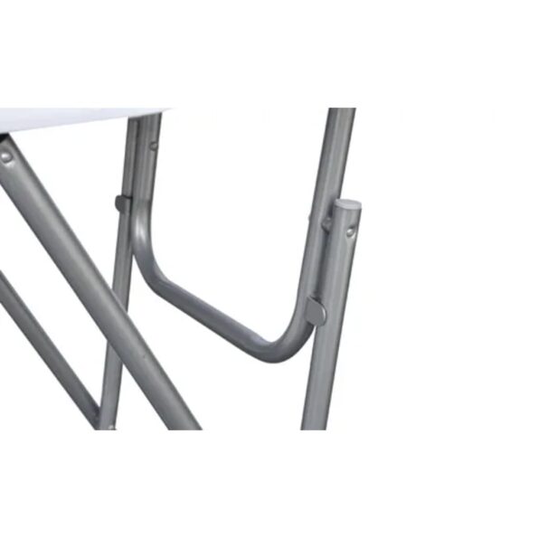 vidaXL Barové stoly 4 ks s doskou z MDF, biele – Obrázok 4