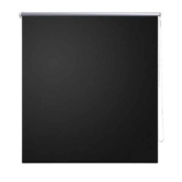 vidaXL Zatemňovacia roleta 124,4x175 cm, šírka látky 120 cm, čierna – Obrázok 2