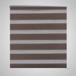 Dvojfarebná roleta, 60 x 120 cm, kávová