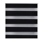 Roleta vzor zebra, 100 x 175 cm, čierna – Obrázok 2